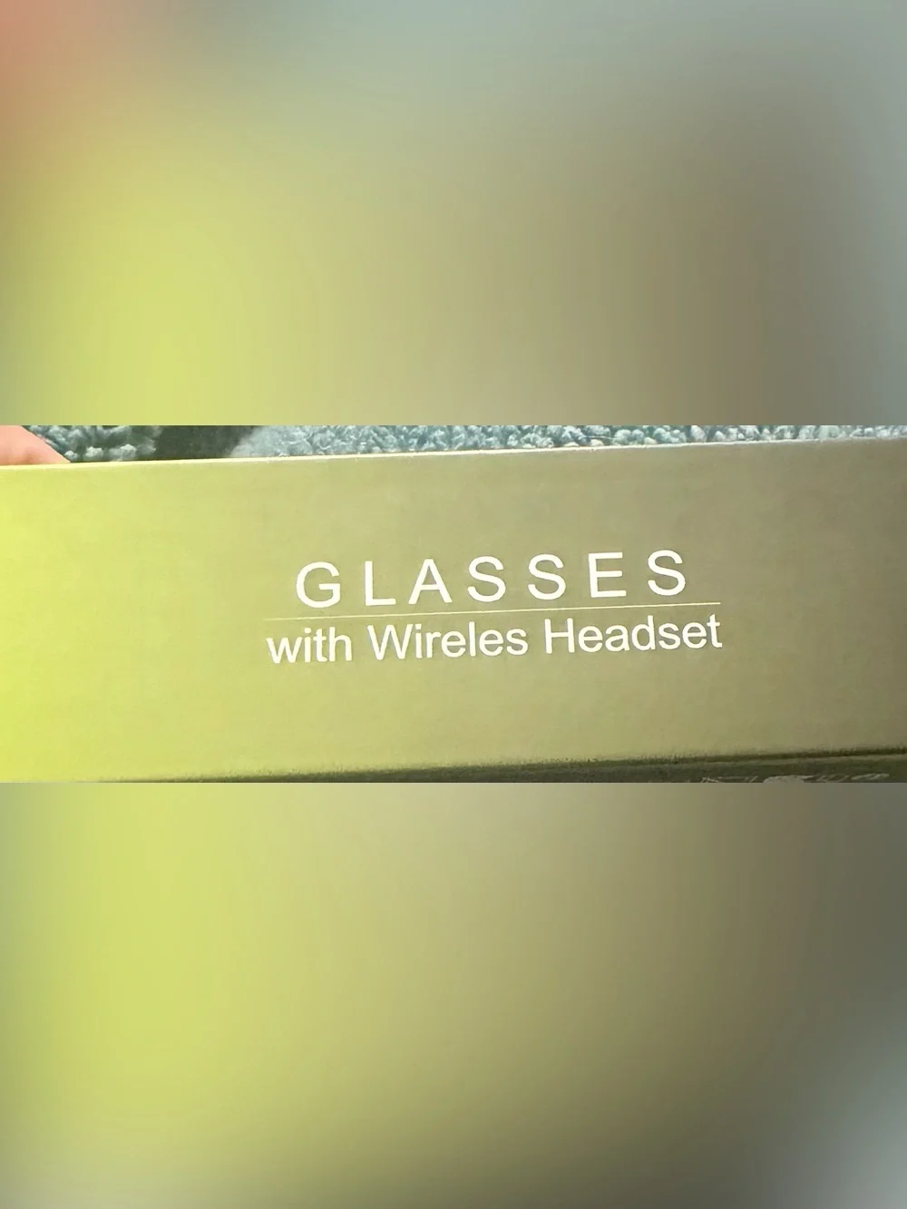 Glasses with Wireless Headset